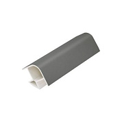 Угол универсальный 90 к цоколю мебельному ПВХ h=100 темно-серый RU 114888