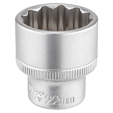 Головка 22 мм 12-гр 3/8'' RockForce RF-53922