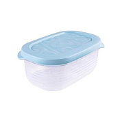 Контейнер прямоугольный Flexo 0,65 л, голубой Полимербыт 4363993