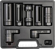 Набор головок-бит для лямбда-зондов и форсунок 1/2'' И 3/8'' 7 пр. Yato YT-1751