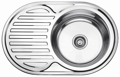 Кухонная мойка из нержавеющей стали, глянцевая Ledeme L87750-6R