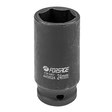 Головка ударная глубокая 24 мм 6-гр 1/2'' Forsage F-4458524