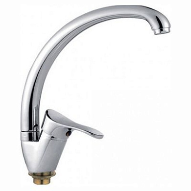 Смеситель для кухни, цинк, хром Ledeme L5914-B