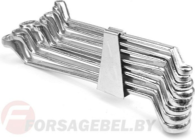 Набор накидных изогнутых ключей 6-22 мм 8 пр. Vorel 52570