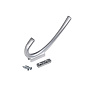 Крючок меб. двухрожковый мет. SKY матовый хром AKS 81525