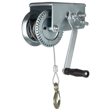 Лебедка шестеренчатая, тяга 0,8 т., тросовая Matrix 522735