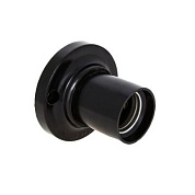 Патрон карболитовый потолочный Е27 черн, прямой EKF PROxima LHC-E27-sc-s