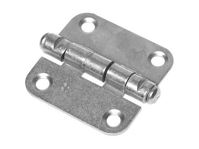 Петля 40 мм универсальная, белый цинк (2 шт в зип-локе) Starfix (неразъёмная) SMM1-75827-2