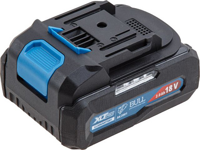 Аккумулятор AK 2001 18.0 В, 2.0 А/ч, Li-Ion XLTpro, 18 В, 2 А*ч, Li-ion BULL 1329595