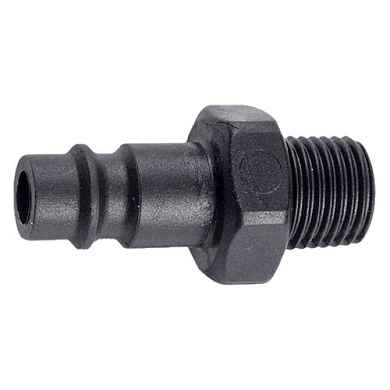 Быстросъемное соединение, "папа"-наруж. резьба 1/4", пластик Prowin 20PMP-E