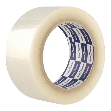 Клейкая лента упаковочная "Klebebander", 50 мм х 120 м, 40 мкм, прозрачная