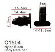 Клипса для крепления внутренней обшивки а/м БМВ пластиковая, 100 шт Forsage C1504(BMW)