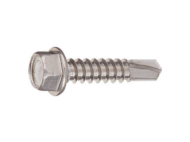 Саморез для фасадных систем 6.3х50 мм нерж.сталь А2, DIN 7504-K 200 шт в карт. уп. Starfix