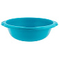 Таз пластмассовый круглый 18 л, бирюзовый, Home Palisad 929865