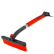 Щетка-сметка для снега со скребком, поворотная голова, 510 мм Stels 55305