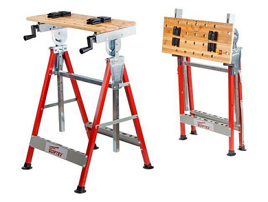 Верстак складной WB 6012, 60,5X54X, 86-127 см Wortex 329004