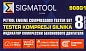 Индикатор компрессии бензинового двигателя 8 пр. 0-20Bar М10х1.0, М12х1.25, М14х1.25, М18х1.5 SIGMATOOL Sigmatool-908G1