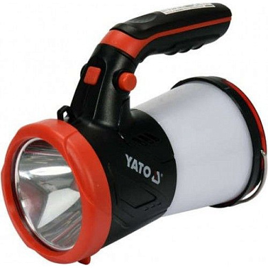 Фонарь 102х155х175 мм 3 в 1 530lm, 500м, 3.7V, 4400mAh, usb, IP54 Yato YT-08579