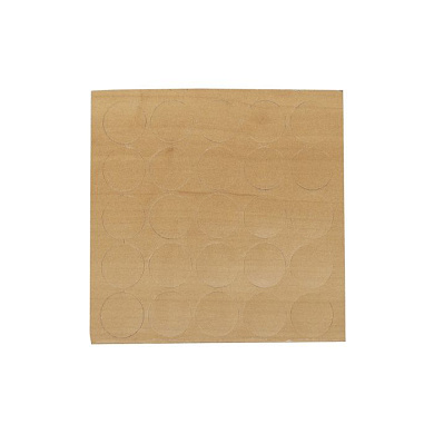 Заглушка самоприлипающая к конфирматам яблоня светлая (14467) (лист-25шт.) FOLMAG 12548