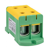 Клемма силовая вводная двойная КСВ 35-150 желто-зеленая EKF PROxima kvs2-35-150-y-green