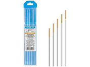 Электрод вольфрамовый золотой WL-15, Ф 1,6 мм, набор 5 шт Solaris WM-4522