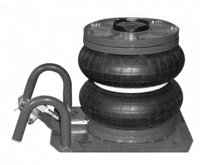 TRA1713 Домкрат подставной, пневматический 2 подушки 2.2т "TORIN" ,
