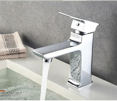 Смеситель для умывальника, латунь GERHANS K11008