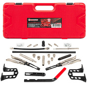 Рассухариватель клапанов сборный в комплекте со щипцами для маслосъемных колпачков 23 пр. ForceKraft FK-62125