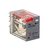 Реле промежуточное с кнопкой и мех, Индикацией RPAt 22/3 10A 230В AC EKF AVERES rpat-22-3-230AC