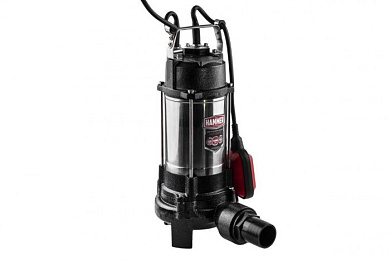 Насос фекальный NAP1100FD 1100Вт 16000л/ч высота 8,5м с ножами для измельчения Hammer 641202