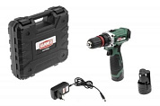 Аккум. дрель ACD122QC 12В 2x2Ач LiION 10мм 0-350/0-1400об/мин 28Нм Hammer 811556