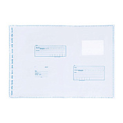 Конверт пластиковый, 1 шт, белый