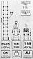 Лестница-стремянка телескопическая алюм. бытовая 2.5+2.5 м 8+8 ступ. Scheppach Sch-UP250-M