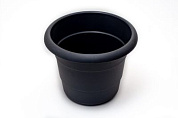 Горшок пластмассовый Примула, d=270 h=220, 7л., графит Гарденпласт 82003