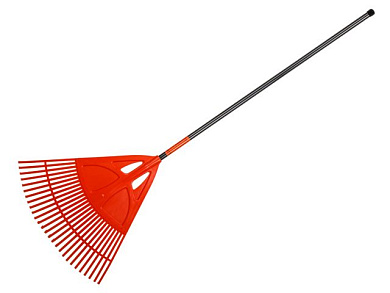 Грабли веерные пластм. 27зуб. со стальным черенком STARTUL GARDEN ST6094-27 ST6094-27