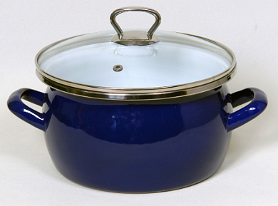 Кастрюля 4 л, сфера Сантэкс 1-2440111(Бл)"Син"