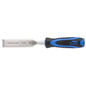 Долото-стамеска, плоская, 26 мм, двухкомпонентная рукоятка, металлический затыльник Барс 24651