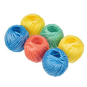 Набор шпагатов полипропиленовых, 6 шт, х 60 м, разные цвета, 1200 текс, 50 кгс Россия Сибртех 93884