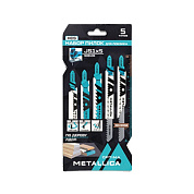 Набор пилок д/лобзика Optima №1 по дереву: T144D/T101B/T101BR/T119B/T101AO, в карт., 5шт METALLICA 908136