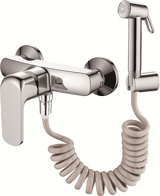 Смеситель для туалета (псевдобиде), цинк, хром Ledeme L5244