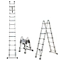 Лестница-стремянка телескопическая алюм. бытовая 2.2+2.2 м 7+7 ступ. Scheppach Sch-UP220-M