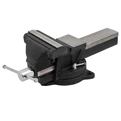 Тиски стальные поворотные с наковальней 8'', 200 мм RockForce RF-6540108