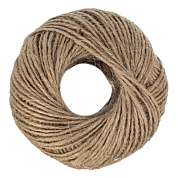 Шпагат джутовый, L 90 м, четырехниточный, 1120 текс, 19, 2 кгс Россия Сибртех 93877