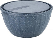 Салатник Sugar&Spice STONE с крышкой 1,7л темный камень Пластик Репаблик SE186611026