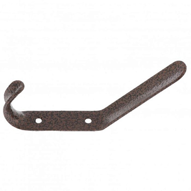 Крючок-вешалка №4, антик медь, 10 шт, (Металлист) Россия 91597