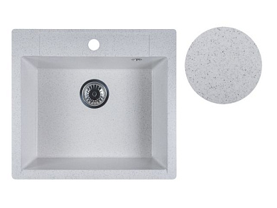 Мойка кухонная из искусственного камня UNIT серый 550х500 мм, AV Engineering AVE550500GRA