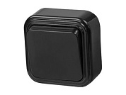 Выключатель 1 клав., открытый, до 6А, черный, Стандарт, VA16-131-Ч, Юпитер JP7412-01