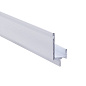 Ручка-профиль алюм. врезная L-образная, 4м, белый AKS 76020