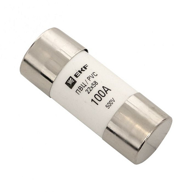 Плавкая вставка цилиндрическая ПВЦ (22х58) 100А EKF pvc-22x58-100