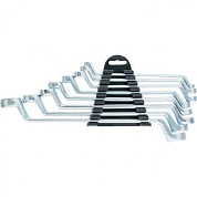 Набор ключей накидных, 6-22 мм, 8 шт., хромированные Sparta 153755